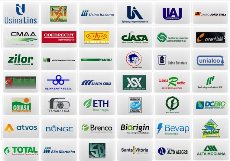 Clientes AH Alltecno — Setor Sucroenergético